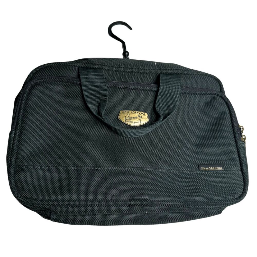 Ricardo Beverly Hills San Marino Men's‎ Toiletry Travel Organizer Bag Black